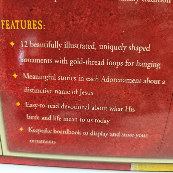 Christmas Holiday Family Life Adorenament Ornaments Story Book Jesus Advent 2001 - Picture 15 of 16